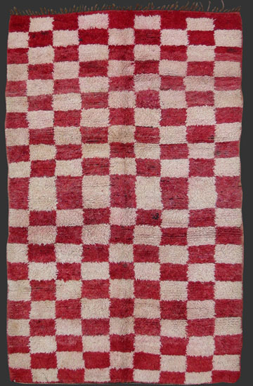 TM 1263, extremely rare Beni Mguild or Ait Sgougou double sided pile rug, western Middle Atlas, Morocco, 1970/80, 290 x 190 cm (9' 6'' x 6' 3''), high resolution image + price on request (PLEASE ALSO SEE THE PREVIOUS IMAGE)







